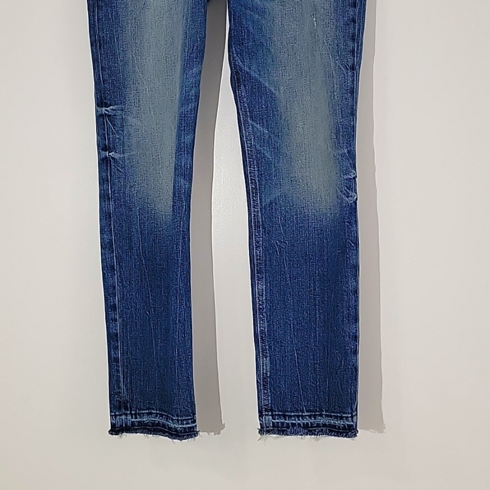 Lucky Brand Jeans Womans Size 0/25 Blue Sienna Slim Boyfriend Denim flex - Picture 3 of 17